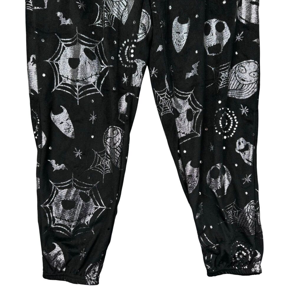 The Nightmare Before Christmas Pajama Pants Womens Small 4-6 Black Lounge Disney - Picture 5 of 10